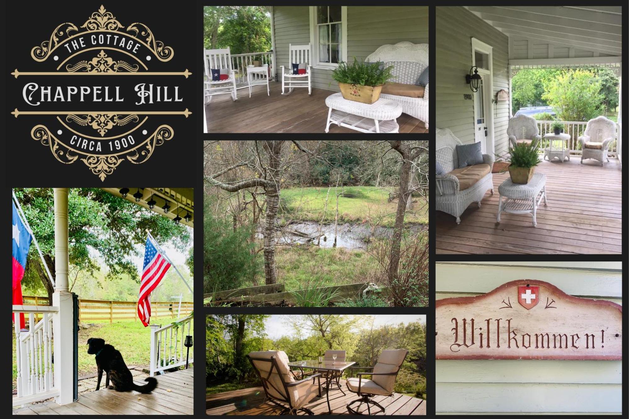 Circa 1900 - Historic - Romantic - Private - Pond - Fenced Yard - The Cottage At Chappell Hill Exteriér fotografie